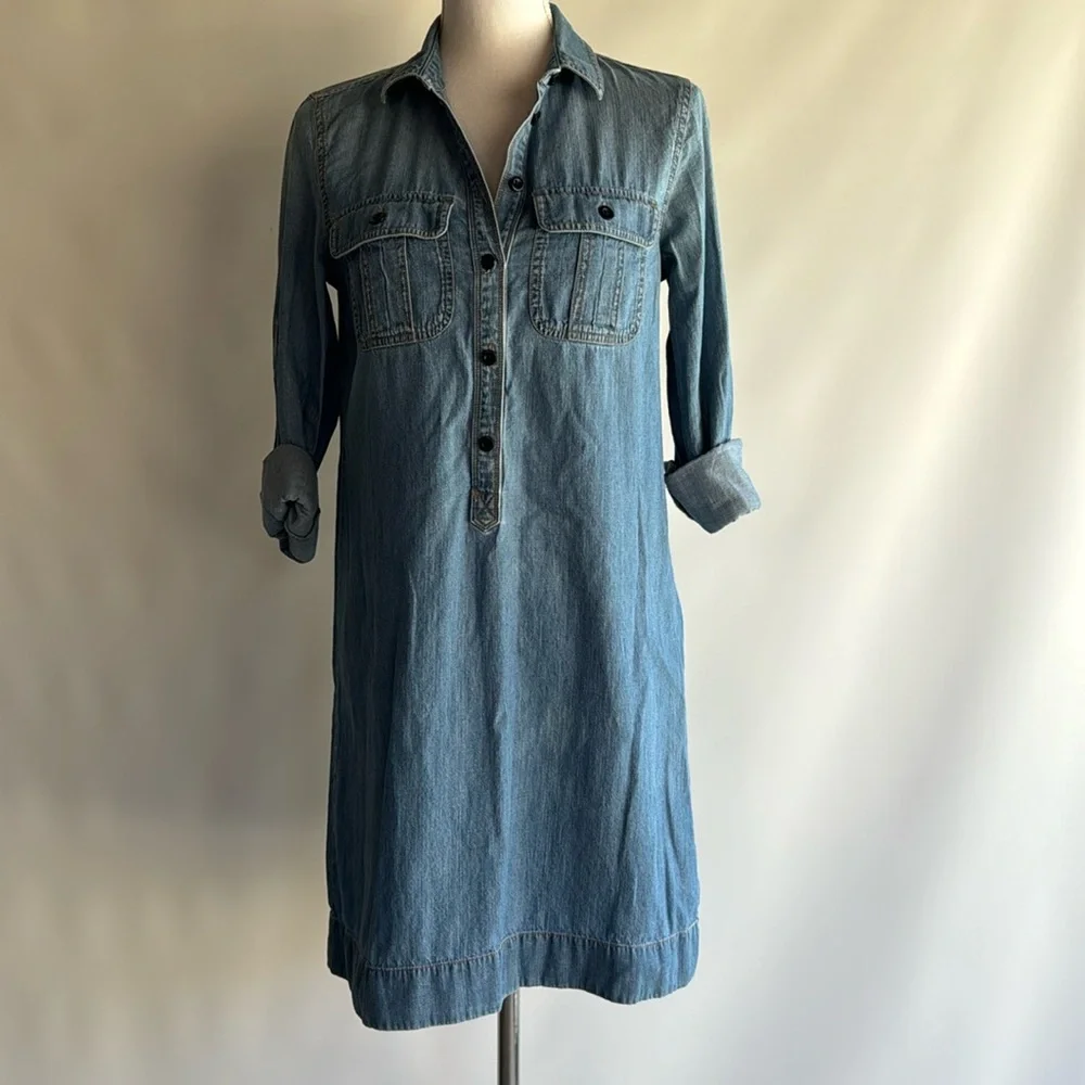 J. Crew Denim Shirt Dress - sz 0